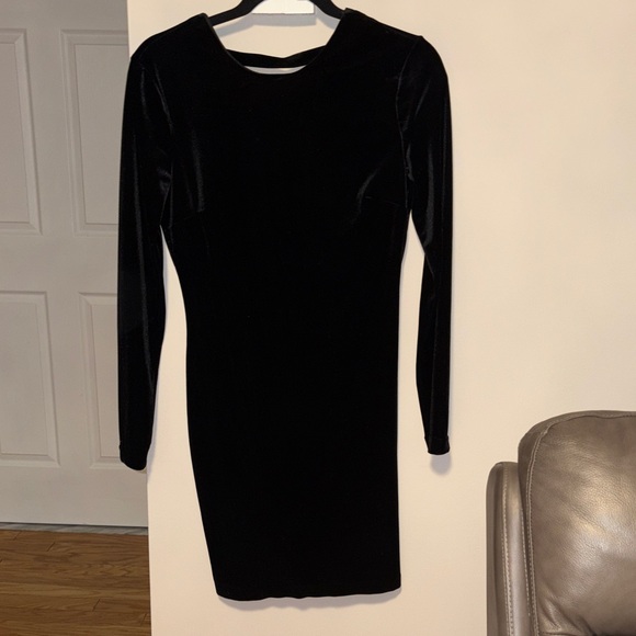 Dynamite Black Backless Dress - Picture 2 of 7